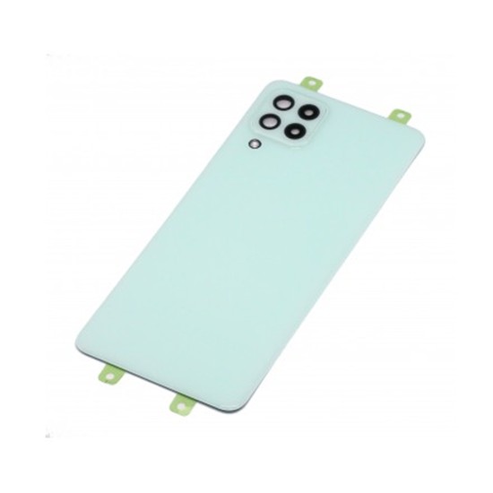 Back Cover+Camera Lens Samsung Galaxy A22 4G/A225 (Without Logo) Mint Green